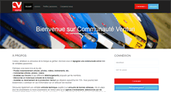 Desktop Screenshot of communaute-venturi.fr